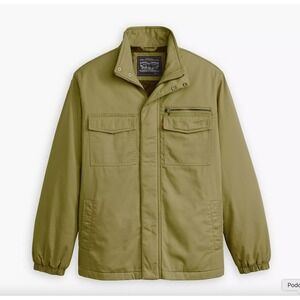 Levi’s Miramar Military Jacket Olive Green